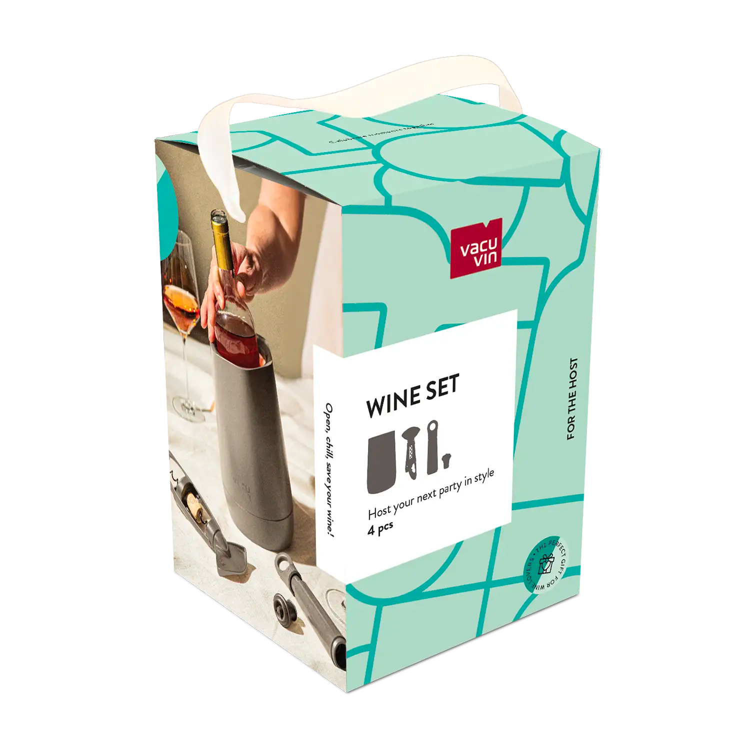 vacu-vin-weinzubeh-r-set-host-graphite-3-teiliges-set-mit-k-hler-vakuumpumpe-und image 3