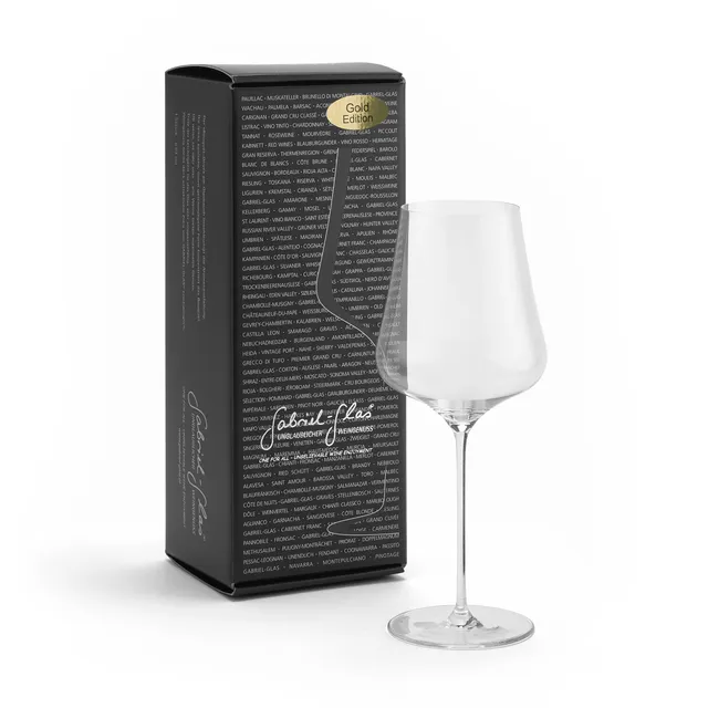 gabriel-glas-gold-edition-1er-designkarton-einzelnes-weinglas-der-extraklasse image 1