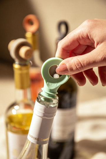 vacu-vin-flaschenkorken-loop-wiederverwendbare-weinverschl-sse-mit-schlaufe-4-fa image 2