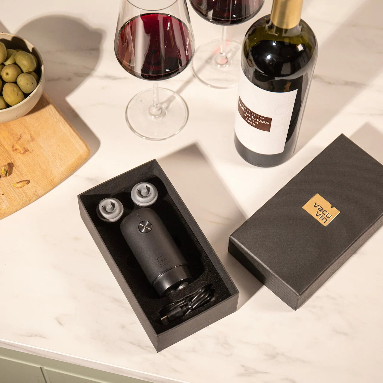 vacu-vin-elektrische-wein-vakuumpumpe-automatische-weinpumpe-mit-stopfen-verhind image 5