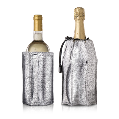 vacu-vin-active-coolers-wine-champagne-silver-2-teiliges-k-hlset image 1