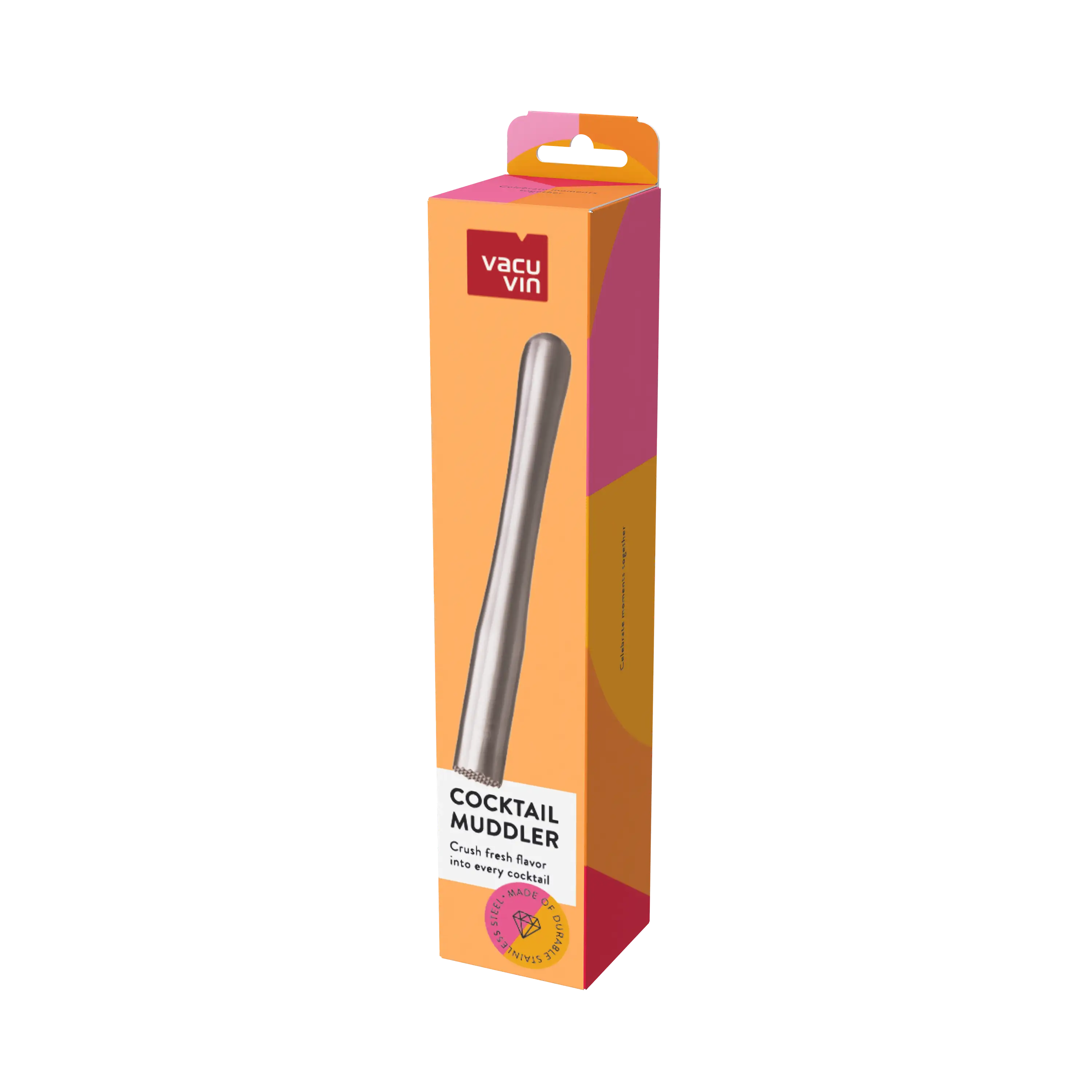 vacu-vin-cocktailst-el-aus-edelstahl-f-r-frische-kr-uter-fr-chte-und-gew-rze image 4