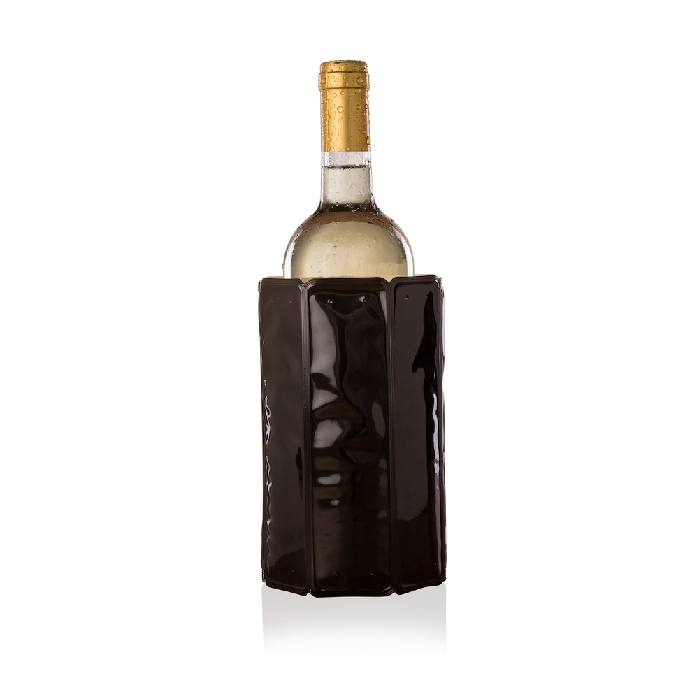vacu-vin-flexibler-k-hler-wein-schwarz-flexibler-weink-hler-f-r-15-minuten-k-hlu image 1