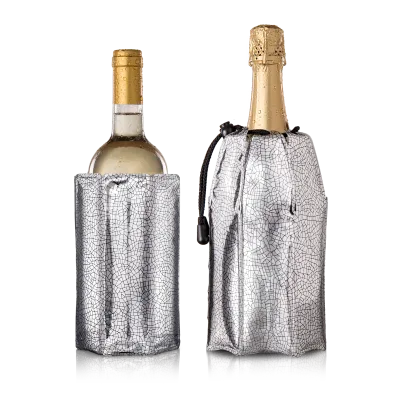 vacu-vin-active-coolers-wine-champagne-silver-2-teiliges-k-hlset image 1