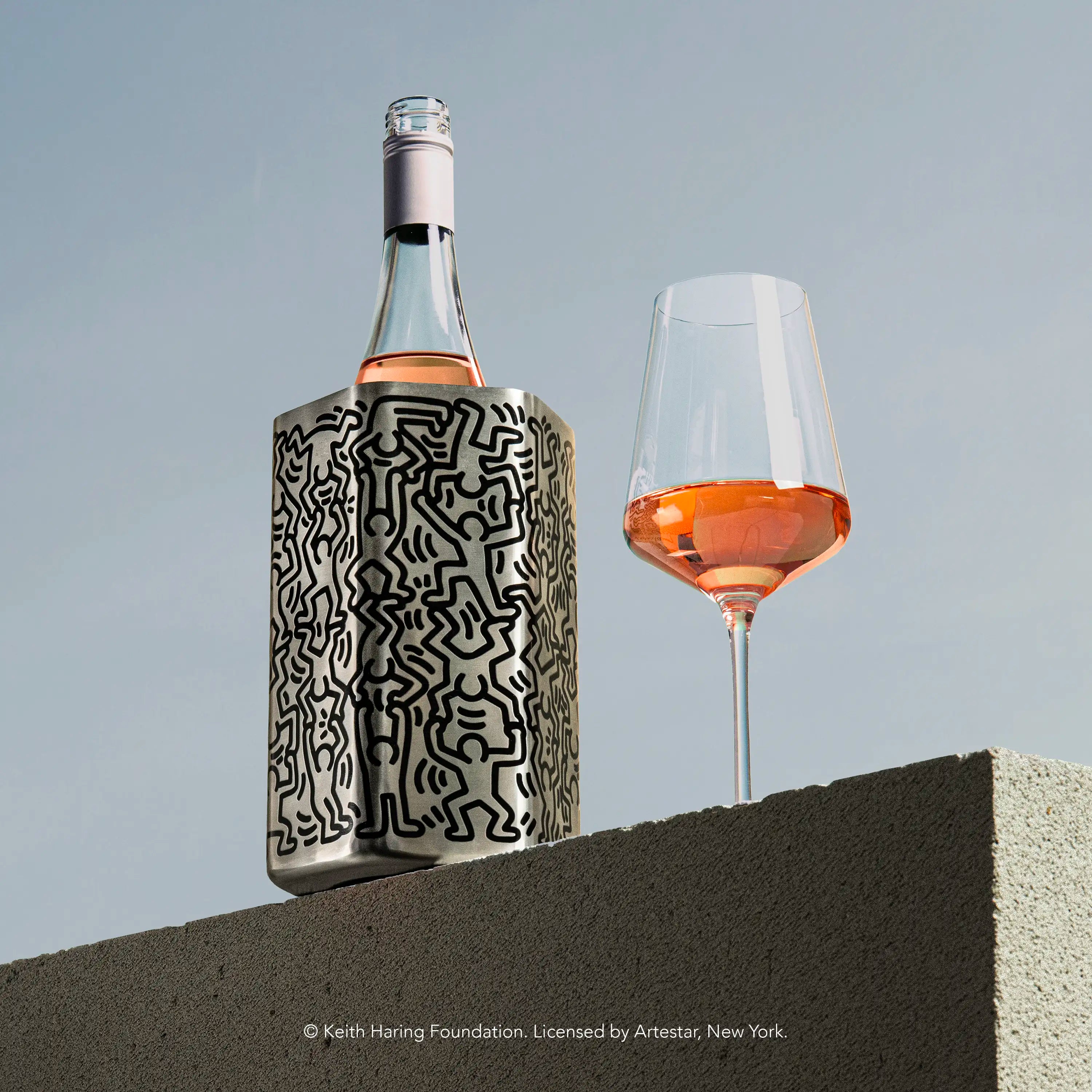 vacu-vin-weink-hler-hive-keith-haring-edition-doppelwandiger-edelstahl-f-r-wein- image 2