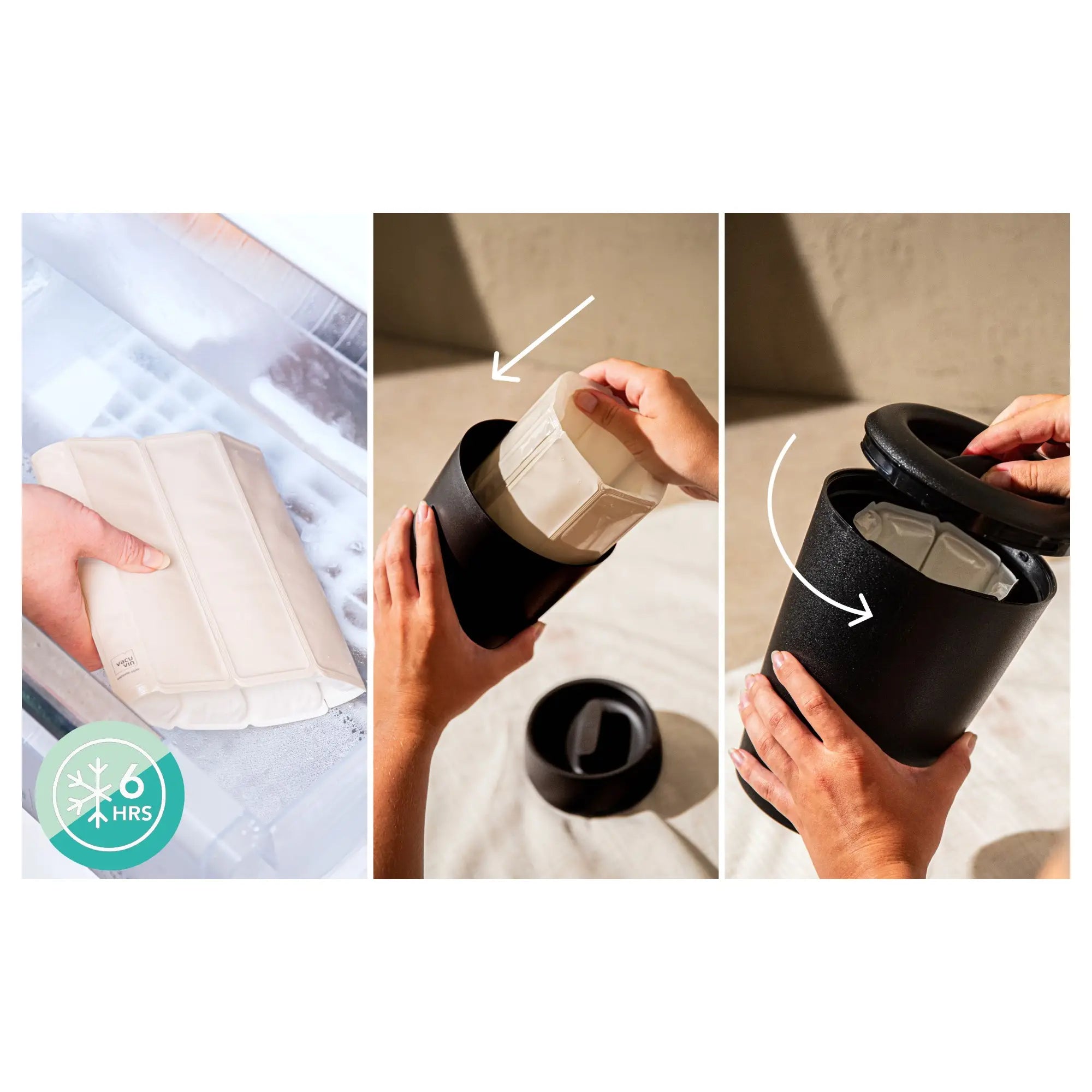vacu-vin-wine-cooler-hexo-black-aktive-k-hlung-in-15-minuten-ohne-eis image 3