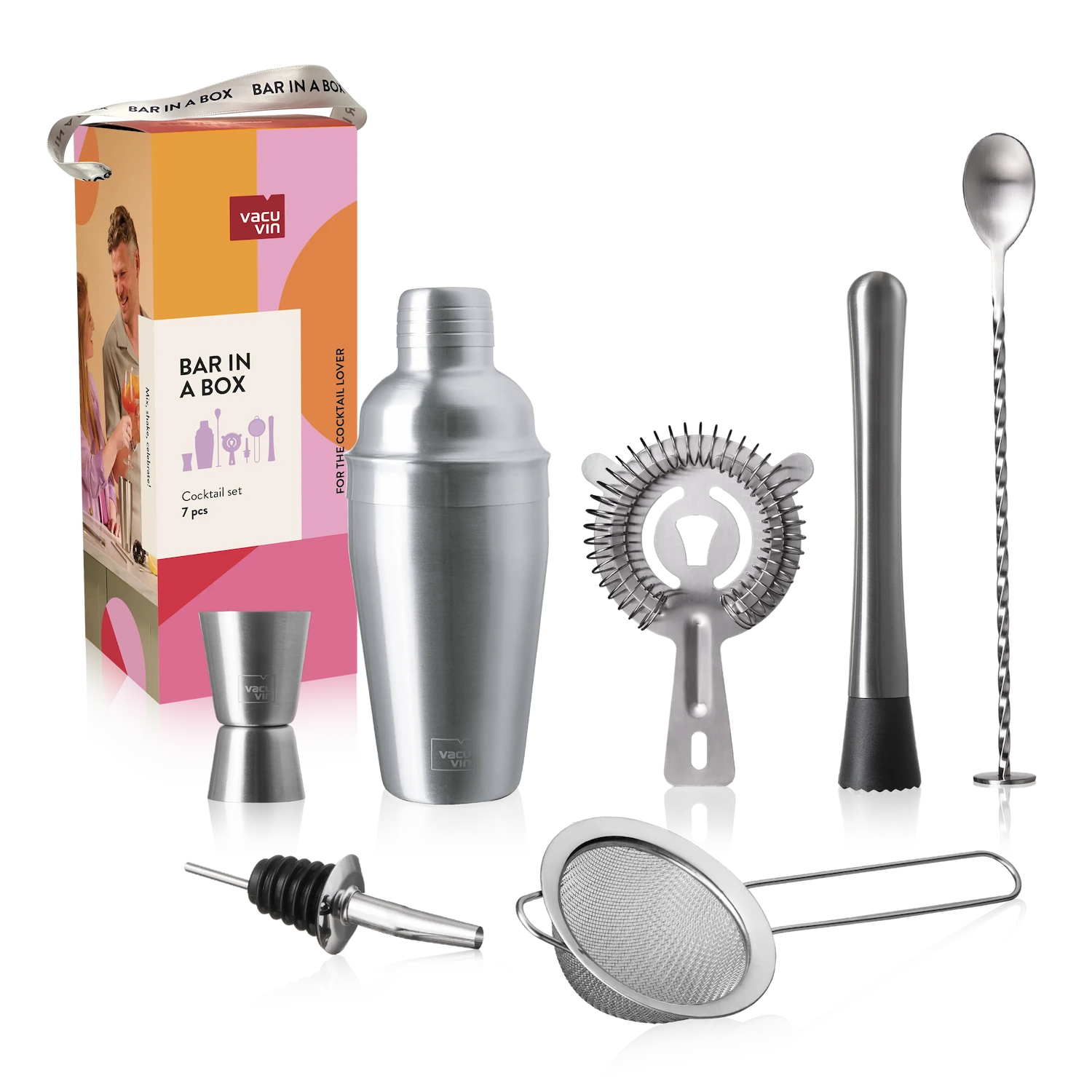 vacu-vin-cocktail-set-bar-in-a-box-cocktail-enthusiasten-7-teiliges-set-f-r-ansp image 1