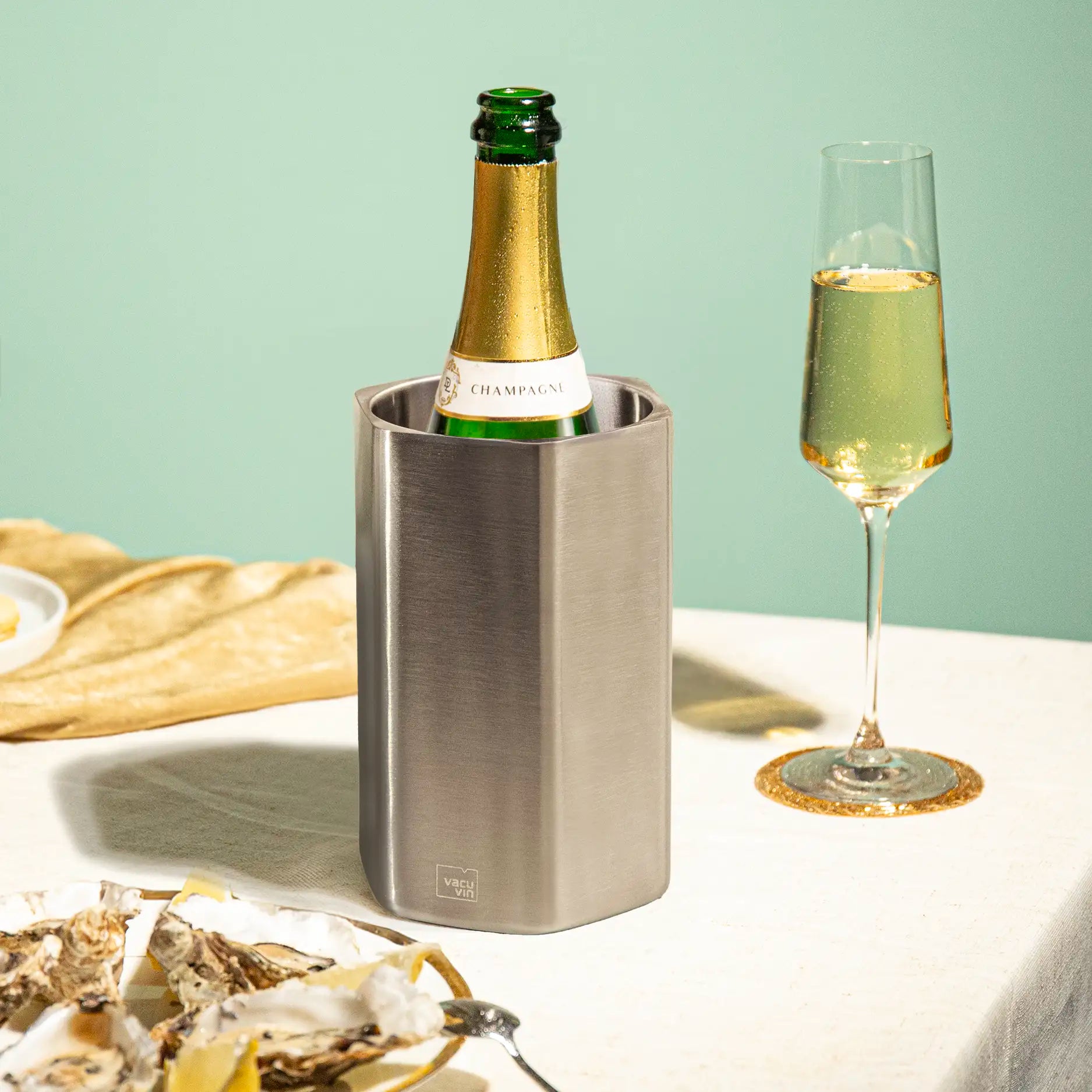 vacu-vin-weink-hler-hive-edelstahl-doppelwandiger-weink-hler-ohne-eis image 4