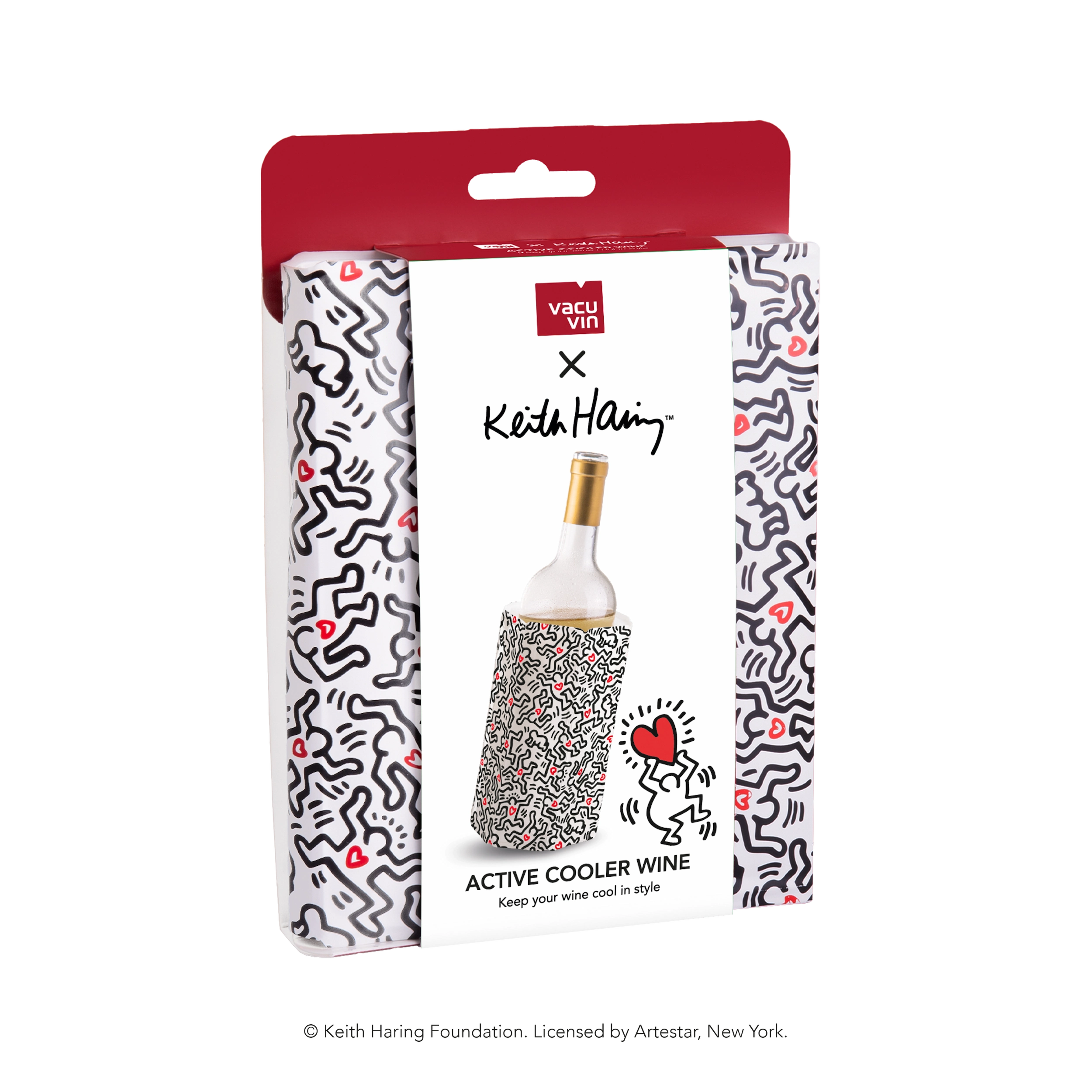 vacu-vin-flexibler-k-hler-wein-keith-haring-edition-ikonisches-design-k-hlt-in-1 image 6