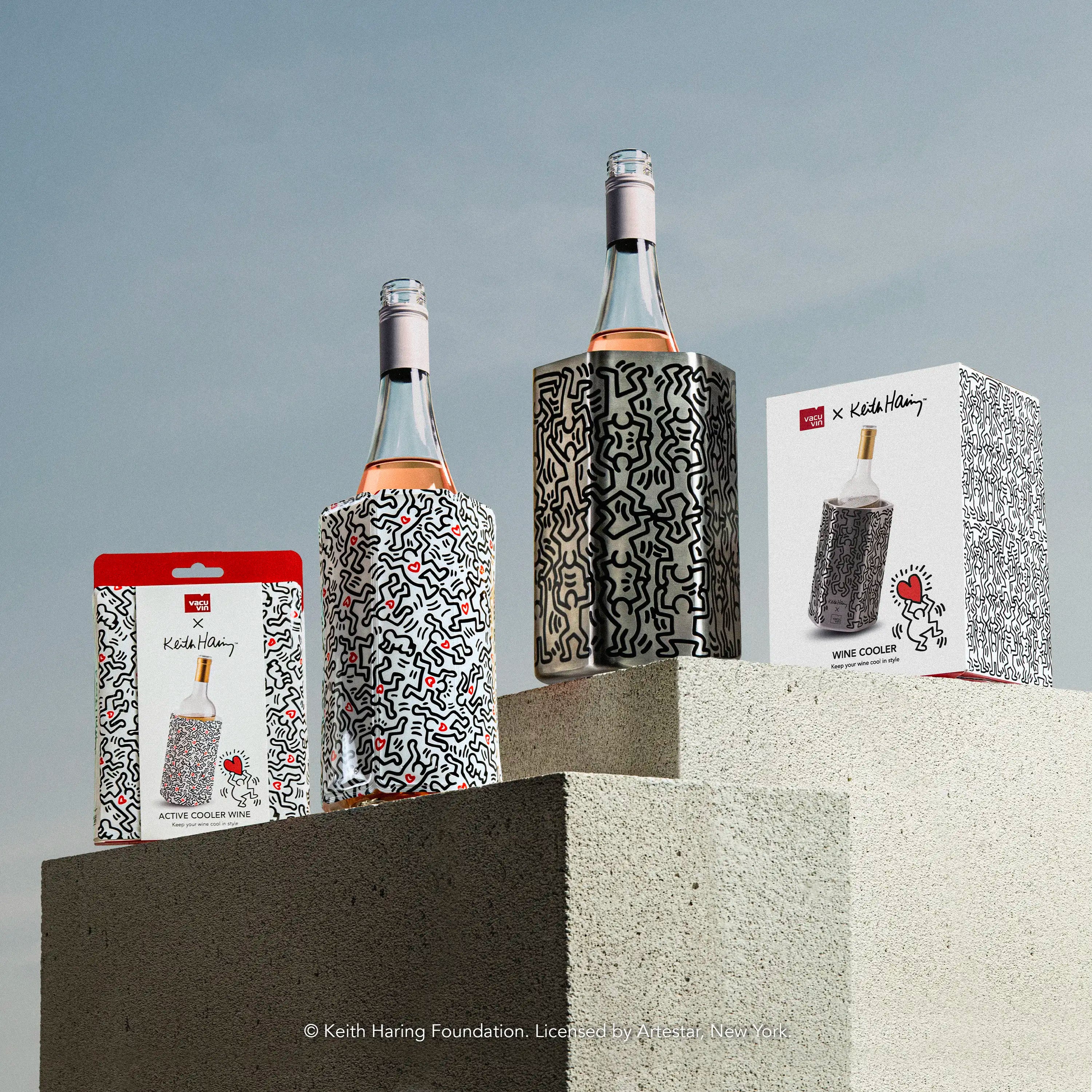 vacu-vin-flexibler-k-hler-wein-keith-haring-edition-ikonisches-design-k-hlt-in-1 image 7
