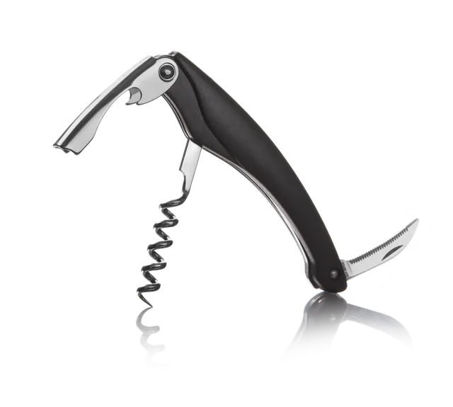 vacu-vin-kellnermesser-3-in-1-korkenzieher-folienschneider-und-flaschen-ffner image 1