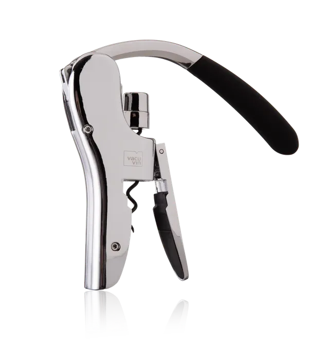 vacu-vin-hebelkorkenzieher-vertikal-m-heloses-entkorken-mit-hebel-zahnrad-mechan image 1
