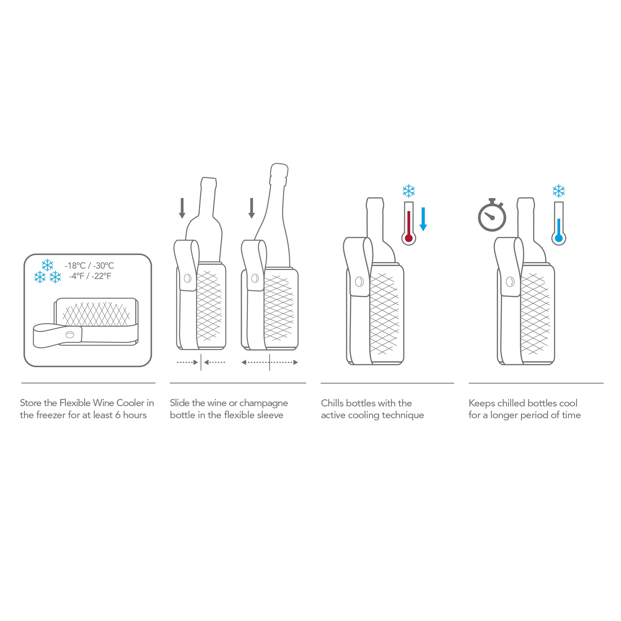 vacu-vin-artico-flexibler-k-hler-f-r-wein-und-sekt-wiederverwendbare-k-hlmansche image 5