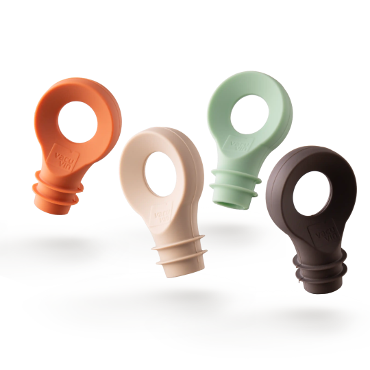 vacu-vin-flaschenkorken-loop-wiederverwendbare-weinverschl-sse-mit-schlaufe-4-fa image 1