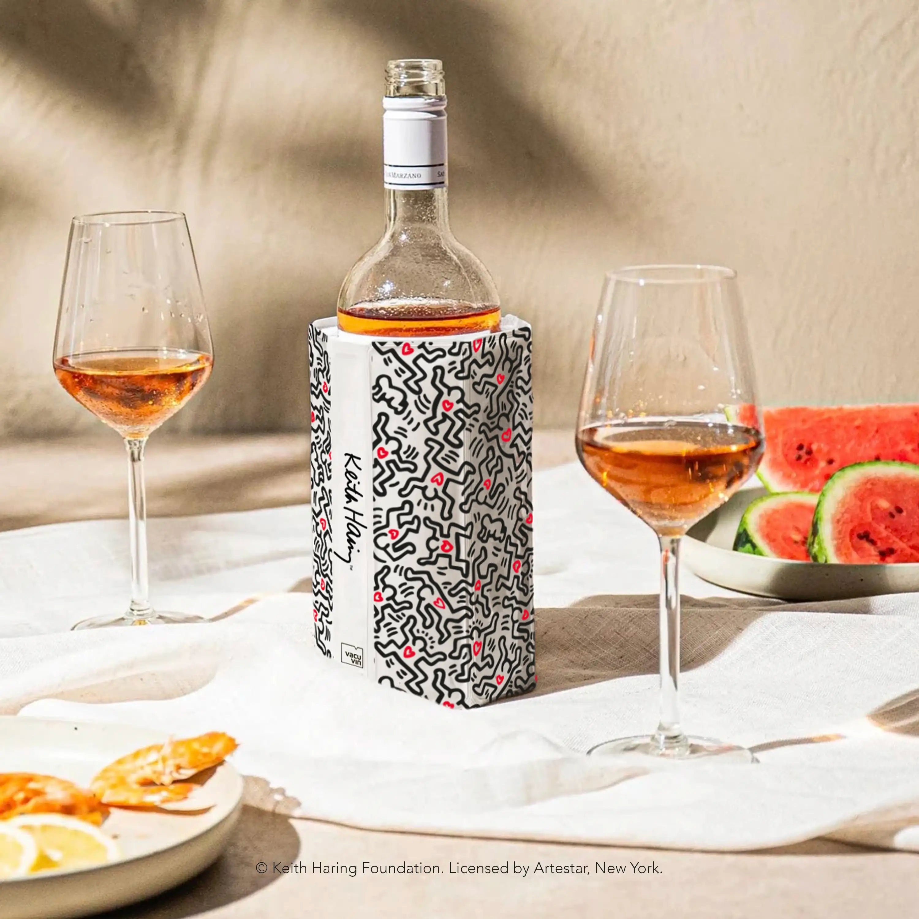 vacu-vin-flexibler-k-hler-wein-keith-haring-edition-ikonisches-design-k-hlt-in-1 image 4