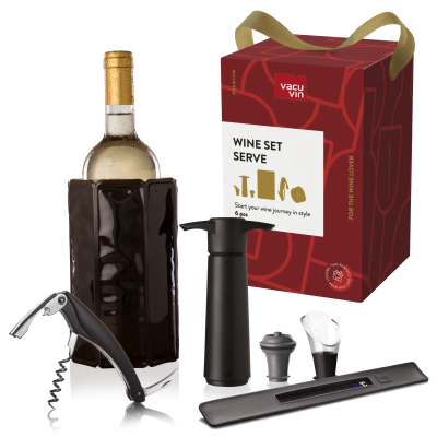 vacu-vin-wienset-serve-6-teiliges-wein-geschenkset-zum-k-hlen-ffnen-und-serviere image 1