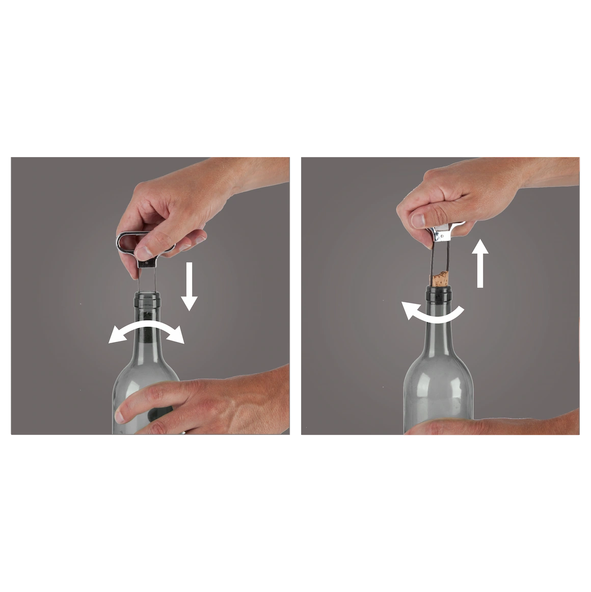 vacu-vin-korkenzieher-mit-klingen-f-r-alte-weine-2-in-1-mit-kronkorken-ffner image 5
