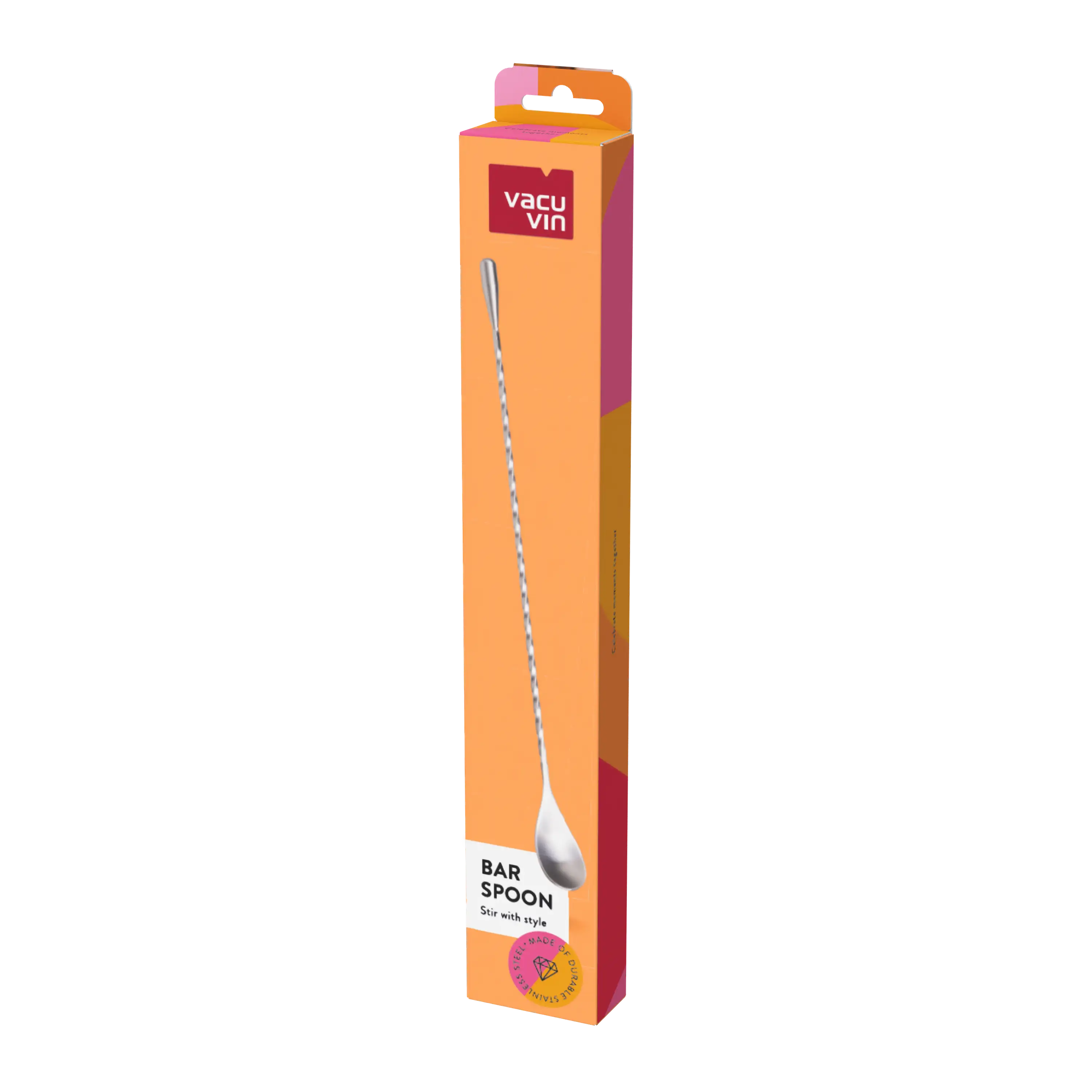vacu-vin-cocktaill-ffel-edelstahl-langer-bar-l-ffel-zum-r-hren-und-schichten-von image 5