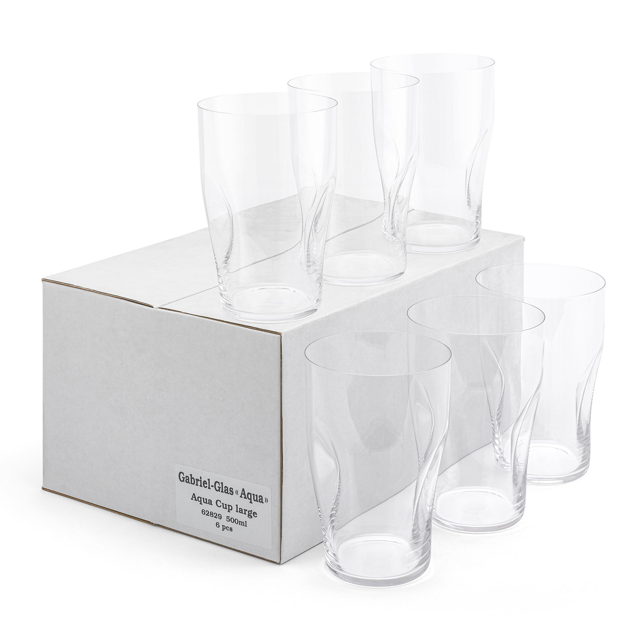 gabriel-glas-becher-gold-edition-500ml-serie-aqua-6er-set image 4